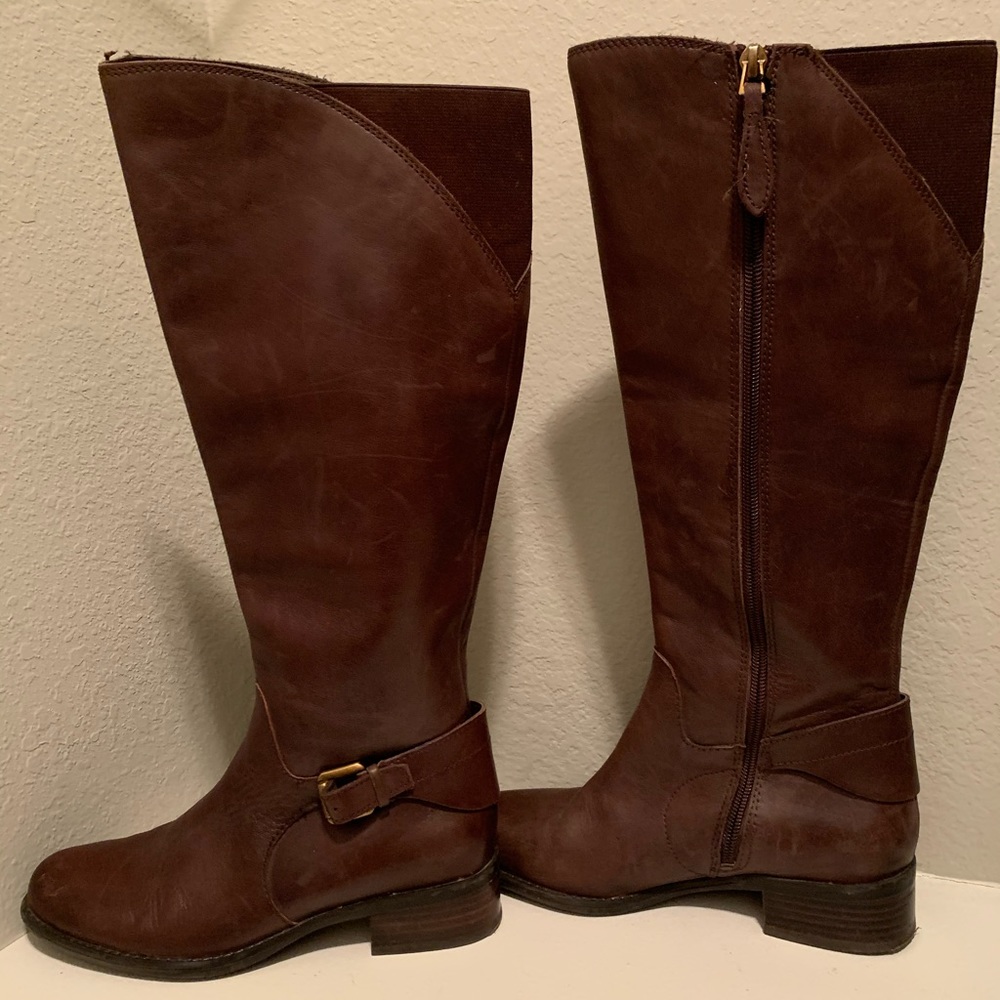 Franco Sarto Leather Boots Size 6, worn twice